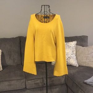 Gabrielle union NY&C mustard sweater